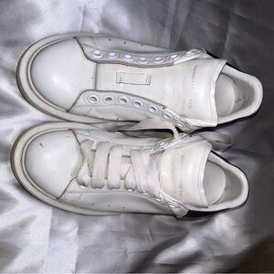Alexander McQueen Classic White Leather Sneakers